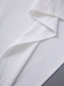 Manfinity Sport PWRUP 男士立领十字架骷髅印花休闲百搭日常户外运动长袖T恤 - 彩色 - 查看 3