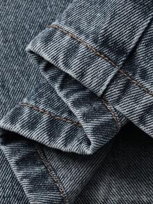 DAZY Women's Loose Casual Retro Versatile Christmas Denim Jeans, Suitable For Autumn, Winter, Summer Y2k