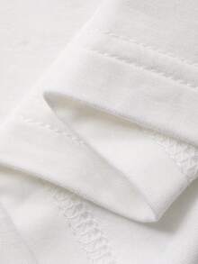 DAZY Women's Casual Letter Print Loose Fit T-Shirt And Pants Pajama Set - Apricot - View 7