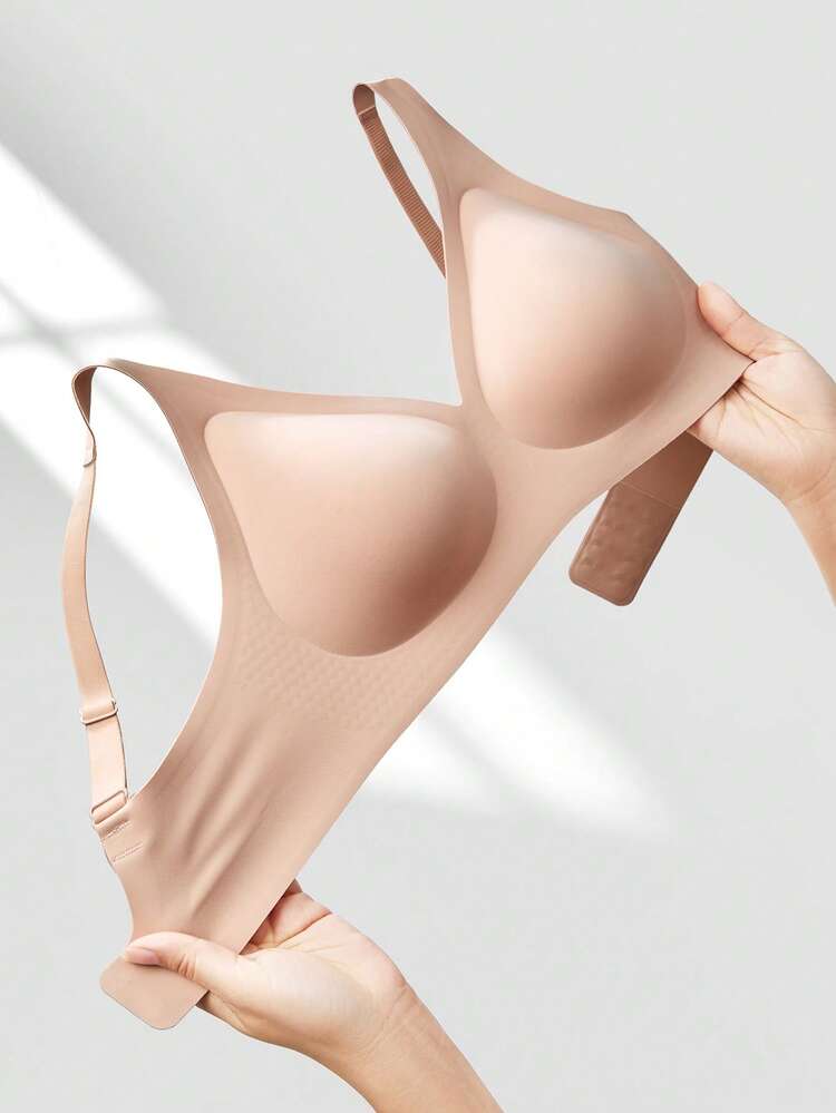 Dream Curve 2ndSkin Wireless Seamless Plunge Lounge Bra