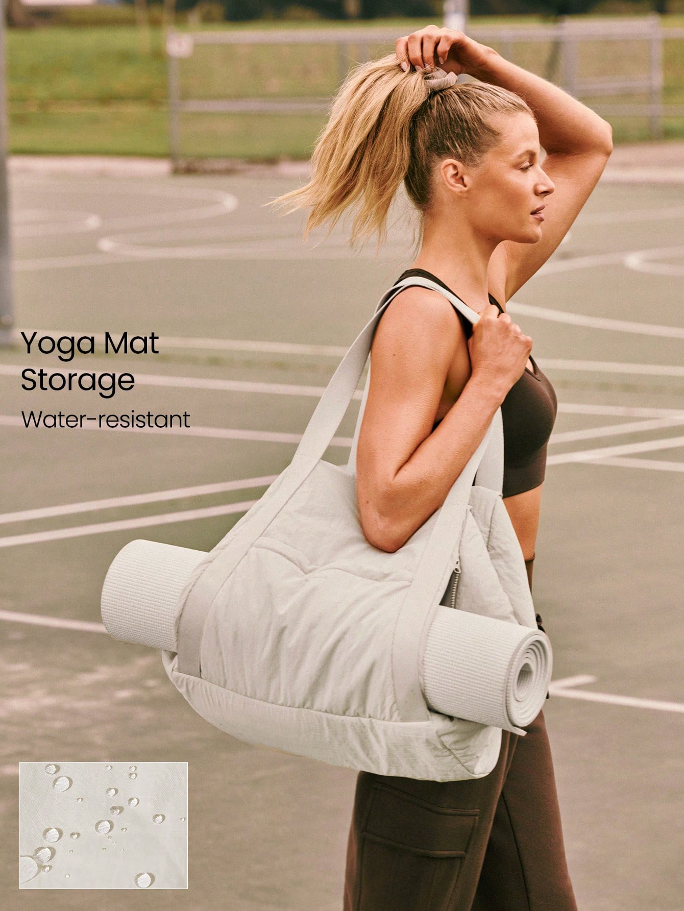 Tapis de yoga dans son sac de transport Calmia - Sport & Plein air