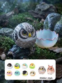 POKOJA LAND Blind Box (Non-Plush Filling), Suitable As Gift For Friends,Birds Dream Island Blind Box Series, 8 Regular + 2 Hidden Collectible Figurine, Premium ABS Plastic Realistic Bird-Themed Art Toy, Versatile Decor For Desk, Shelf & Collection, Perfect Birthday & Holiday Gift For Friends, Family, Collectors & Bird Enthusiasts,Spring To Summer - Tide play blind box - View 13
