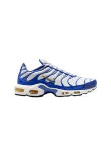 Nike Air Max Plus Men's Sneakers White / Varsity Maize / Lyon Blue IF6224 - White/Lyon Blue-Polar-Varsity Maize - View 1