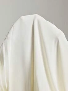 Ontre Đầm chiffon màu mơ nhạt phối họa tiết, kiểu dáng mới năm 2026, thích hợp cho các bữa tiệc hiện đại ở thành phố, mùa tựu trường, đám cưới, phong cách tối giản thành thị, phong cách Bohemian, kỳ nghỉ, lễ hội, mùa xuân. - Màu be - Xem 8
