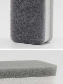 24件套清洁海绵、百洁布、方形抹布、简约洗碗巾、水槽/炉灶清洁布、抗菌可水洗清洁刷，厨房用品，小型厨房清洁工具 - 灰色 - 查看 6