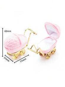 Joivida 1个卡通首饰礼盒，可收纳耳环、项链、戒指、手镯，圣诞节礼物，适合女孩、青少年、女性，北欧风格，房间装饰必备品 - 彩色 - 查看 9