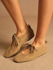 Rosivie 女士平底鞋 - 卡其色 - 查看 3