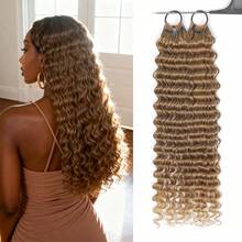 Boho Braids Human Crochet Hair In 100% Remy Human Hair Feather Line Crochet Hair Braids Salon Silky Seamless Invisible Natural Black Color For Thin Hair Woman Micro Pre Looped Crochet Human Hair Deep Wave Extensions