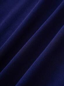 Manfinity Joysei Sweater Rajut Kasual Pria untuk Sehari-hari, Cocok untuk Kerja dan Perjalanan, Kemeja Polo untuk Pria - Royal Blue - View 6