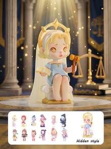 TOYCITY 盲盒（无填充），劳拉女巫茶会收藏人偶盲盒系列，12款常规款+1款隐藏款审判天使设计，优质ABS塑料艺术玩具，奇幻美学，多功能桌面及书架装饰，送给朋友、家人、收藏家及奇幻爱好者的完美生日及节日礼物 - 潮玩盲盒 - 查看 16