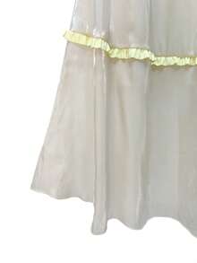 GlowEve Ladies Weave Summer Skirts For Vacation - Apricot - View 5