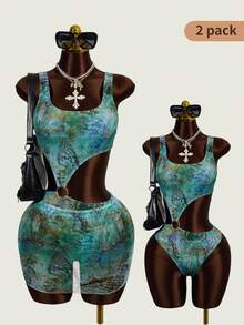 Zestiva Bộ đồ đi biển mùa xuân/hè 26SS dành cho nữ, Áo tắm liền thân và chân váy, Bộ hai mảnh, Màu đen gợi cảm, Họa tiết bướm chuyển sắc cổ điển, Cổ chữ V sâu, Khoét eo, Trang trí vòng kim loại, Viền tua rua lãng mạn, Bướm, Xanh bạc hà, Xanh dương, Nâu, Cam, Màu chuyển sắc, Thích hợp cho kỳ nghỉ hè, Bãi biển, Hồ bơi, Mặc hàng ngày, Kỳ nghỉ biển 2026 Đồ bơi nữ mới về Thích hợp cho trường học, Kỳ nghỉ, Hẹn hò, Trà chiều, Phong cách miền Tây, Du thuyền, Bãi biển, Đảo, Chuyến đi đường bộ, Tất cả các mùa, Lễ hội âm nhạc, Kỳ nghỉ Boho, Kỳ nghỉ Bohemian, Mùa thu thư giãn, Phong cách Boho miền Tây, Áo tắm thanh lịch dành cho nữ, Kỳ nghỉ sôi động, Họa tiết đầy màu sắc, Bộ hai mảnh Boho dành cho nữ, Bộ đồ hè hai mảnh dành cho nữ, Áo tắm hai mảnh dành cho nữ, Bộ hai mảnh đi nghỉ mát - Nhiều màu - Xem 1