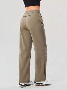 OutZeal Women Hiking Pants Camping Hiking Slim-Fit Adjustable Belt With Multi Pockets - Khaki - View 7