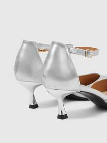 Sleekvia 女士高跟凉鞋 - 銀色 - 查看 9