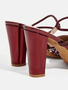 CUCCOO TILAWA Women Pumps Valentine's Day - Burgundy 1 - View 10