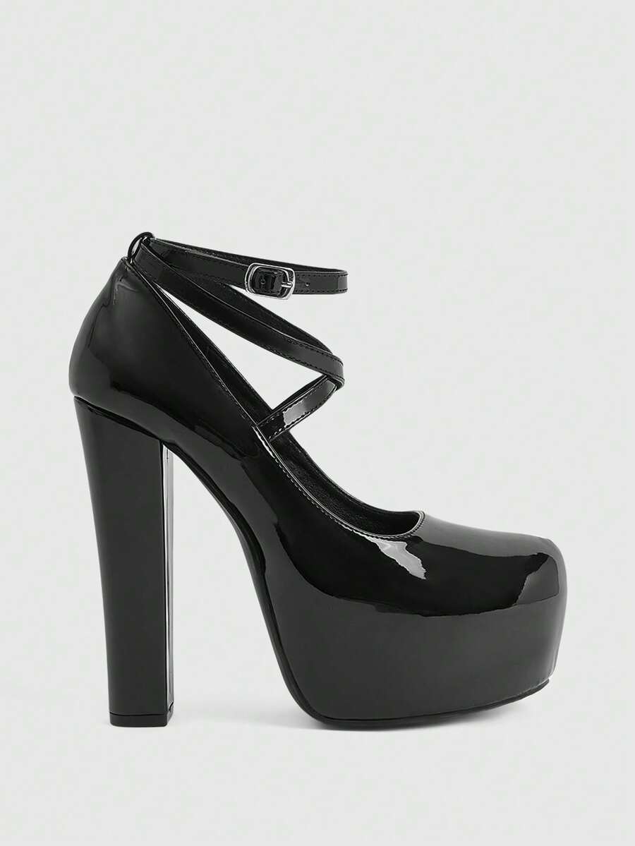 CUCCOO LuxiPop 女士高跟鞋 - 黑色 - 查看 1