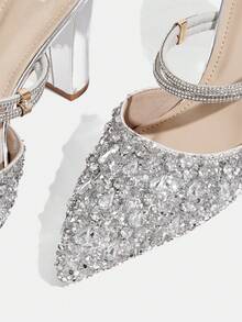 CUCCOO TILAWA Women Pumps Valentine's Day - Silver - View 8