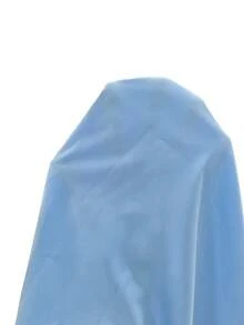 EMERY ROSE Women's Solid Color Frill Trim V-Neck Sleeveless Casual Blouse - Blue - View 7