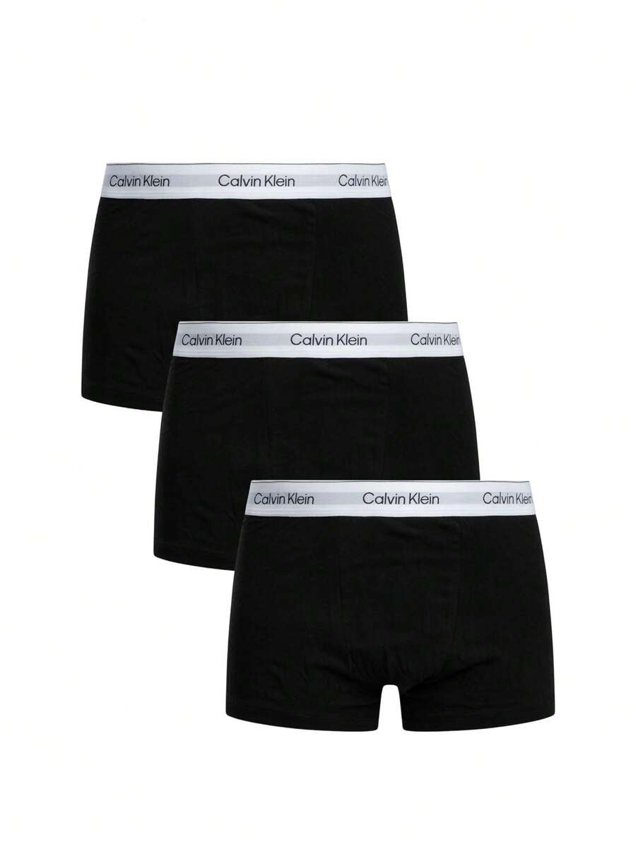 Calvin Klein 3 Pack Men's Boxer Briefs - black/black/black - View 1