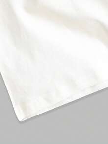 少女纯色圆领背心搭配海星贝壳印花阔腿裤套装，适合夏季度假穿着 - 彩色 - 查看 6