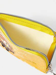 HARRY POTTER X SHEIN Cute Cartoon Convenient Change Purse - Yellow - View 5