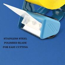 CUTTRSZE 1件装胶带枪胶带切割器胶带包装机，金属包装胶带分配器枪箱封口机，适用于家庭和仓库箱封口、返校季、学校用品、办公和学习用品/胶带、粘合剂和紧固件/胶带切割器、纸箱封口机、箱子封口机、胶带分配器、箱封、胶带分配器、包装胶带分配器 - 2英吋 - 查看 4