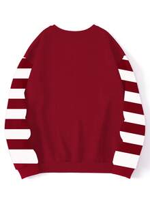 EMERY ROSE 热门圣诞节、情人节、新年休闲常规女式卫衣 - 紅色 - 查看 2