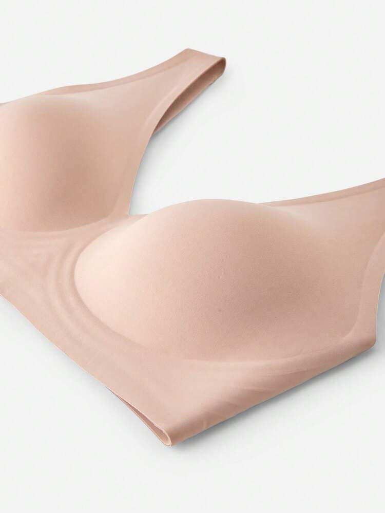 Plus Dream Curve 2ndSkin Wireless Seamless Plunge Lounge Bra