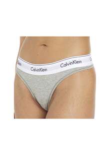 Calvin Klein Women's Thong - Grey - View 2