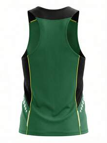 Mizuno Men's Sports T-Shirts Green - Green - View 2