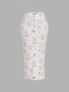 SHEIN MOD Bộ đồ nữ gồm áo hai dây ôm sát và chân váy midi họa tiết hoa nhí, thích hợp cho mùa xuân/hè, trang phục đi club gợi cảm, trang phục dự tiệc, bộ đồ hoa, thời trang đường phố, trang phục đồng quê, phong cách boho. - Nhiều màu - Xem 7
