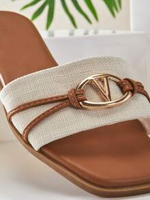 SHUZIA Fabulous Ladie's Tan Slip-On Square Toe Velen Sandal Sexy Cute Summer/Spring Fashion Party Beach Vacation Shoe - Maroon - View 6