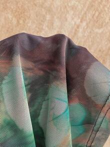 Soleia 2pcs/Set Vacation Casual Halter Tie Metal Buckle Knit Top + Pleated Skirt, Suitable For Afternoon Tea, Beach, Music Festival And Other Occasions - Multicolor - View 6