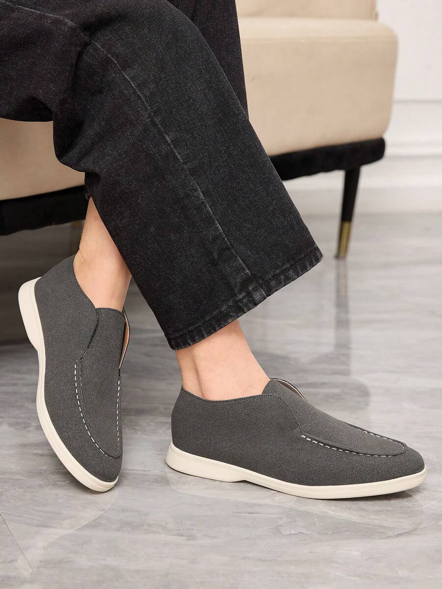 Sleekvia 女士百搭时尚平底鞋，适合日常穿着 - 黑色 - 查看 1