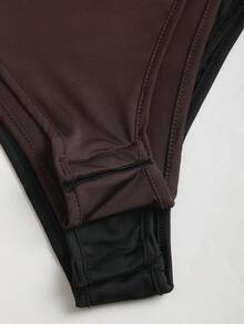 Sweetra Streetwear Women's Summer Strapless Sleeveless Bodysuit 2 Pieces Set - Multicolor - View 7