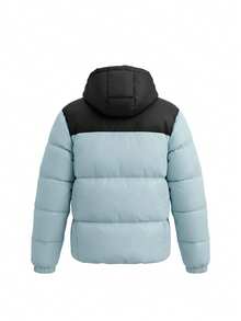 Columbia Men Down Hooded Jacket Blue