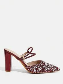 CUCCOO TILAWA Women Pumps Valentine's Day - Burgundy 1 - View 11