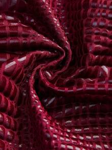 Slaydiva Quần short nữ dáng ôm, họa tiết da báo đỏ, chất liệu PU, phong cách đường phố mùa xuân/hè mới, gợi cảm. Thích hợp cho các dịp lễ, năm mới, hẹn hò, ngày Valentine, tiệc tùng, tụ họp, câu lạc bộ gợi cảm, hộp đêm và các chuyến mua sắm, lễ hội, liên hoan âm nhạc, buổi hòa nhạc, dạo phố. - Màu Đỏ Sâu - Xem 9