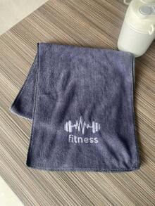 1pc Sports Towel, Absorbent Fitness Towel Mat, Suitable For Sports Sweat Wiping - Multicolor - View 2