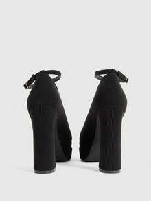 CUCCOO LuxiPop Women's High-Heeled Single Shoe Water Table - Black 2 - View 4