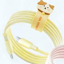 Cable de carga rápida | Cable de sincronización y carga rápida de 2 m trenzado en nailon de 60 W | Cable de carga rápida USB-C a Tipo C | Compatible con teléfonos inteligentes, tabletas y PC | Transferencia de datos de alta velocidad de 480 Mbps | Protección de control de temperatura con chip inteligente | Resistencia a la flexión superior - Multicolor - Ver 5