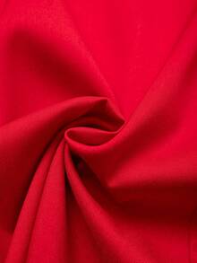 Franclia 女士优雅珍珠装饰派对礼服，红色连衣裙，新年礼服 - 紅色 - 查看 4