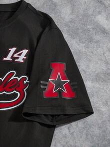 Manfinity ZONE917 男士修身套装：圆领短袖 T 恤和短裤，简约时尚，适合夏季 - 彩色 - 查看 7