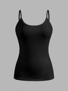 SHEIN EZwear 4件套休闲简约吊带背心，适合夏季穿着 - 彩色 - 查看 11