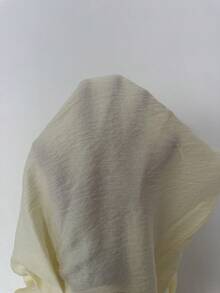 Elenzga Women's Spring/Summer Elegant Dress, V-Neck, Pleated, Waist Cinched, Sleeveless, Casual, Romantic, Vacation, Pale Yellow - Light Yellow - View 7