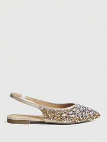 CUCCOO TILAWA Women Flats Valentine's Day - Gold - View 2