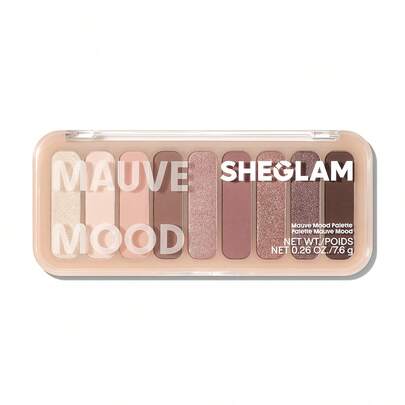 SHEGLAM Mauve Mood Palette Brand Beauty Makeup Face Paint Cosmetic For Women Girls Perfect For Spring Summer Ideal For Y2K Fancy Fashion Suitable For Birthday Mother'S Day Gift Rave Party Ready Best Color