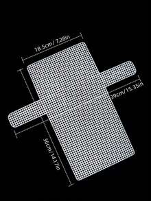 Tấm nhựa trong suốt dạng lưới, vật liệu làm túi xách tự chế họa tiết vải tweed, đồ dùng làm túi xách tùy chỉnh, thiết kế thêu họa tiết động vật. - Như đã trình bày - Xem 6