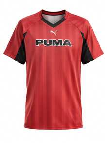Puma Men´S Football T-Shirt Red - For All Time Red - View 1