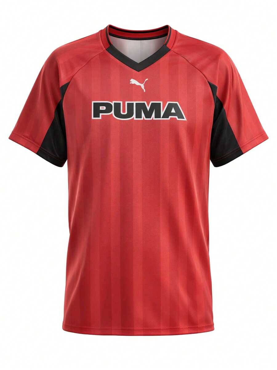 Puma Men´S Football T-Shirt Red - For All Time Red - View 1
